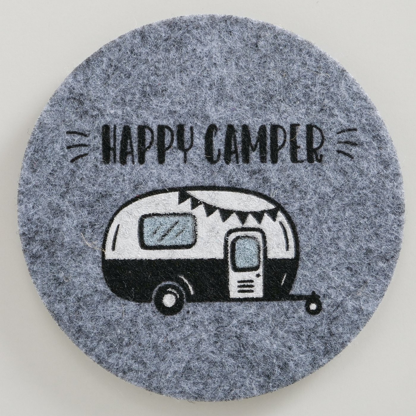 Onderzetters Camper 6 delig 2 soorten D10cm grijs - Afbeelding 3
