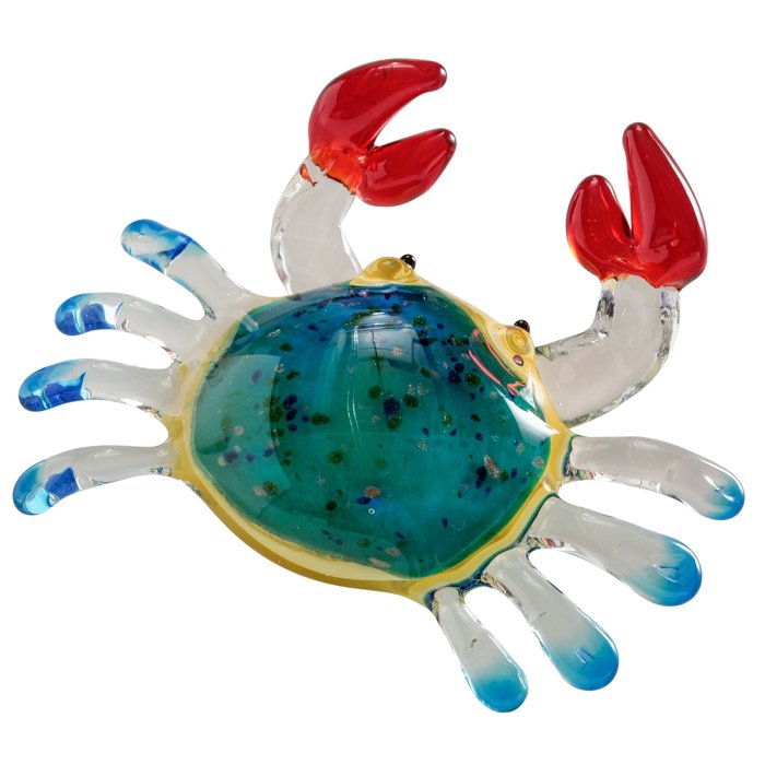 Paperweight Crabby krab H6,4cm veelkleurig