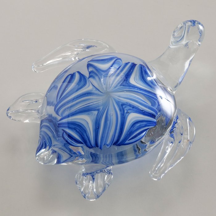 Paperweight Turto schildpad H5cm blauw - Afbeelding 3