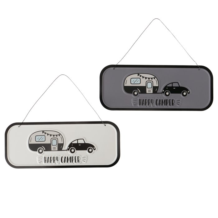 Bord Camper 2 soorten L30cm grijs