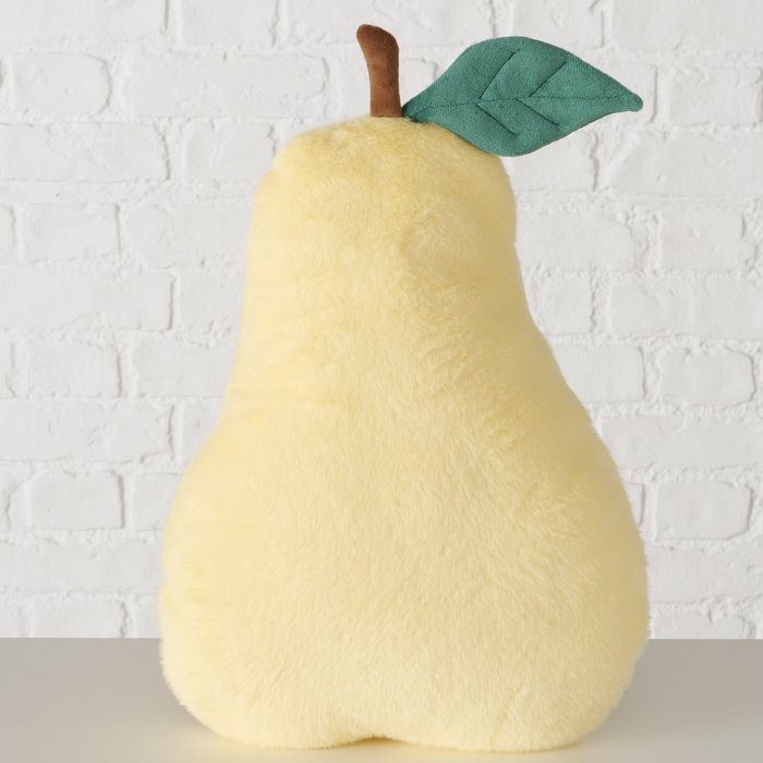 Kussen Pearly peer | H37cm | geel - Afbeelding 3