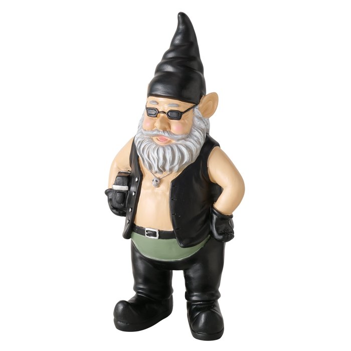 Figuur Hardy kabouter | H26,7cm | zwart