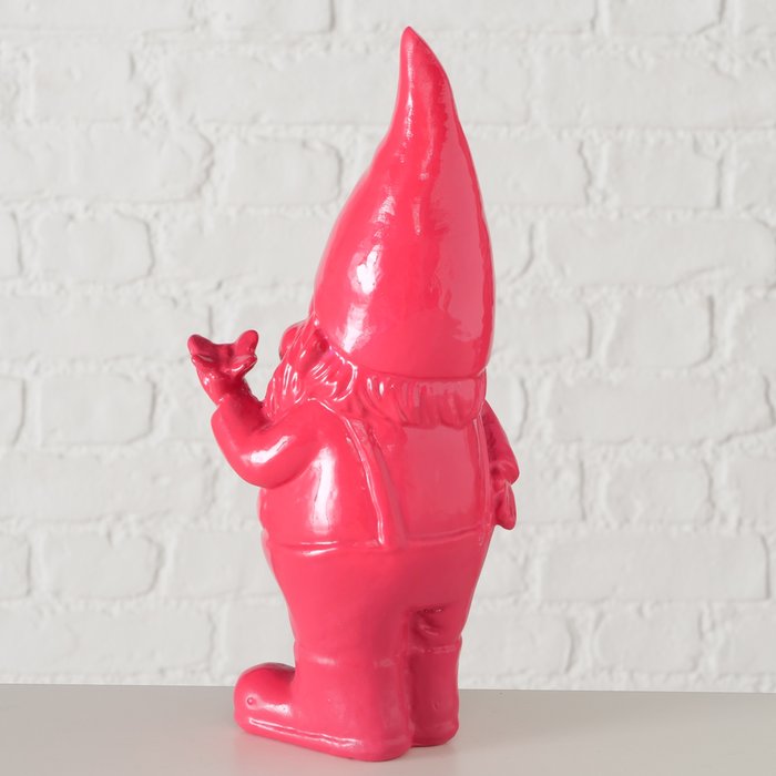 Figuur Hansy kabouter H27,5cm roze - Afbeelding 3