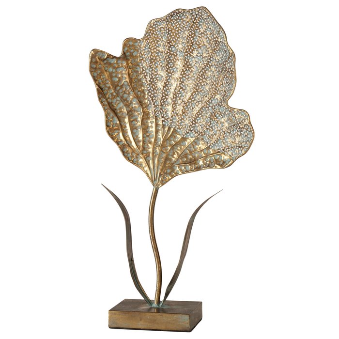 Decoratief object Ombretta H57,5cm antiek goud