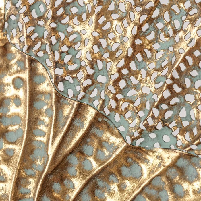 Decoratief object Ombretta H57,5cm antiek goud - Afbeelding 2