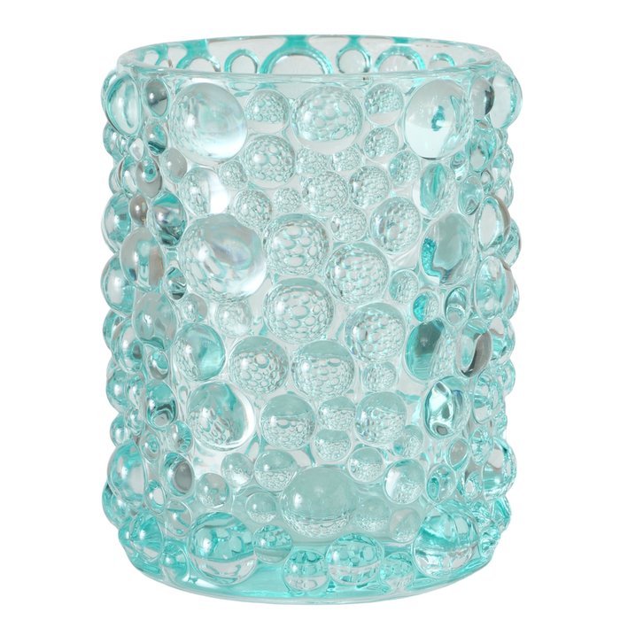Windlicht Pebble 2 soorten H12cm blauw - Afbeelding 3