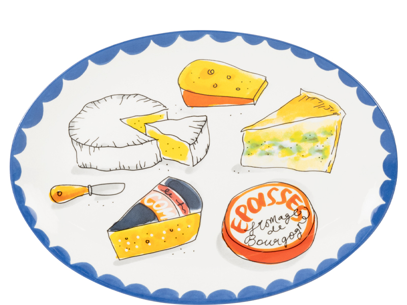 ED: OVAAL BORD 29 CM SAY CHEESE
