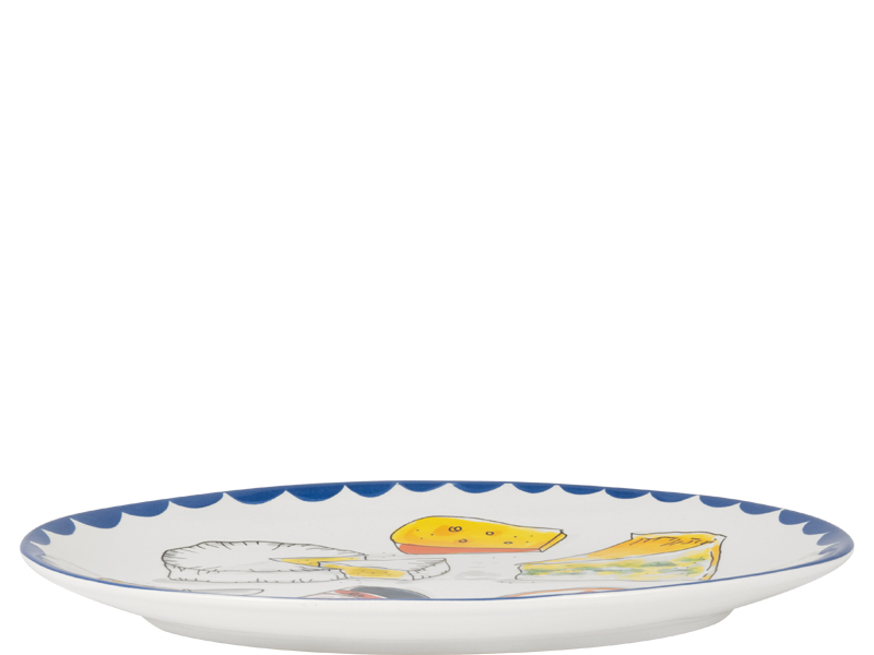 ED: OVAAL BORD 29 CM SAY CHEESE - Afbeelding 2