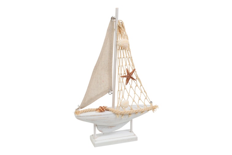 Zeilboot Jan S wit