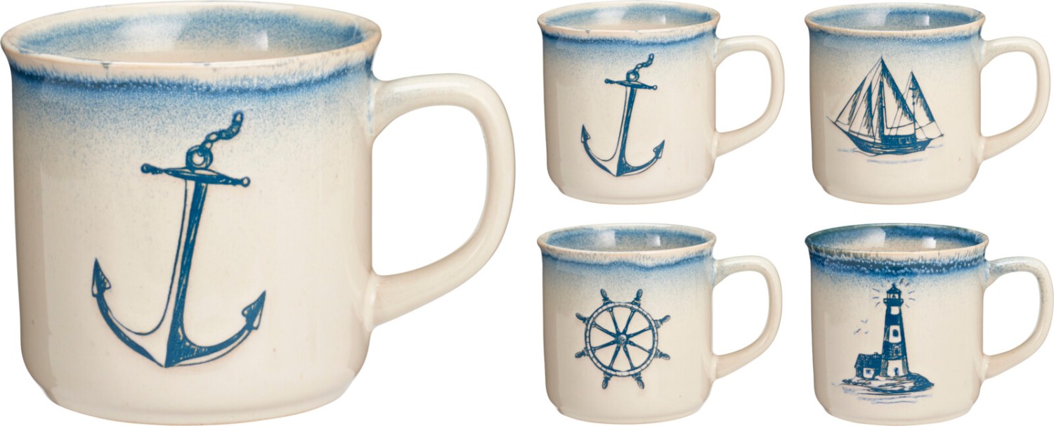 BEKER AARDEWERK 300ML 4 soorten ZEE