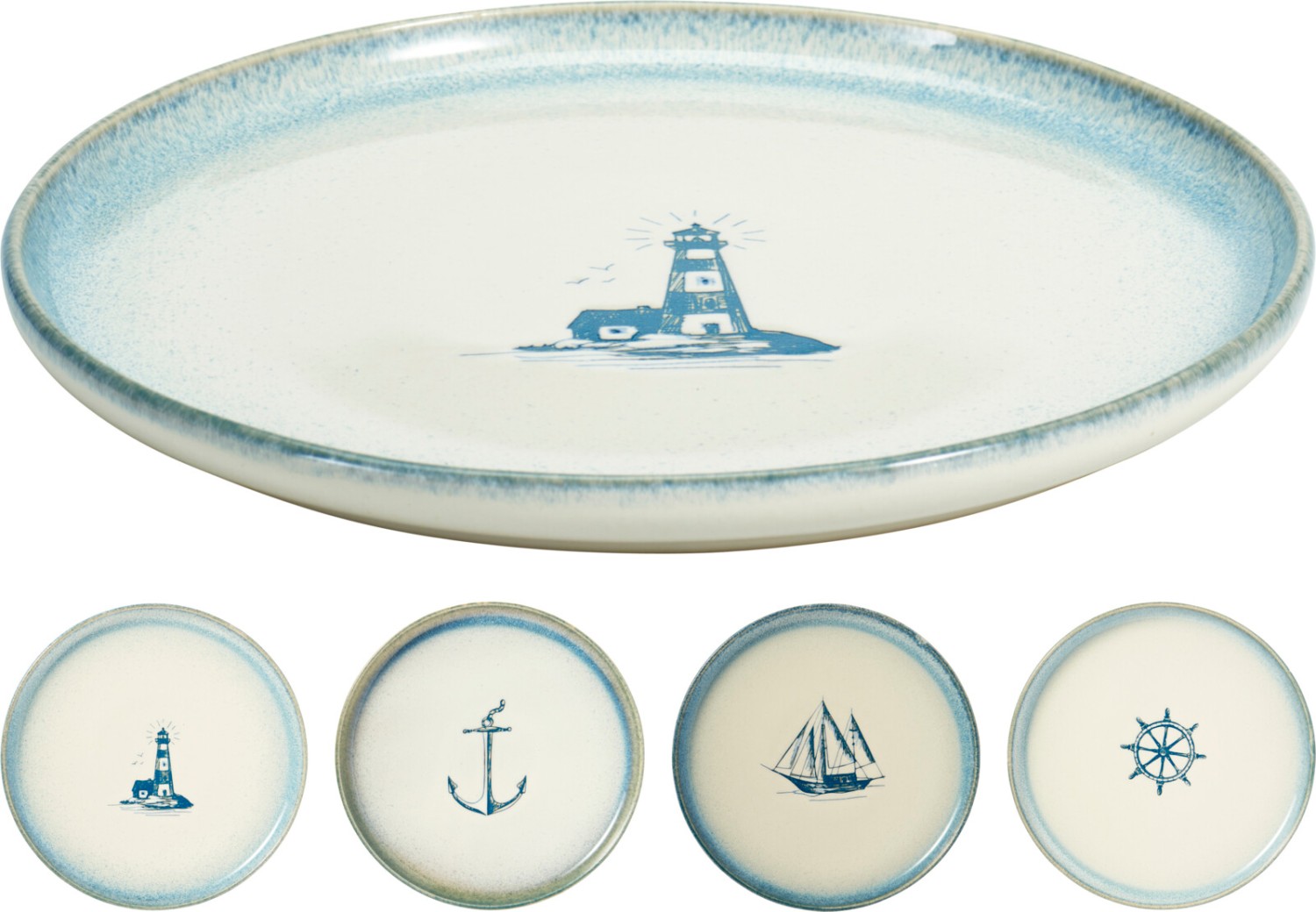 BORD AARDEWERK 4 soorten SEA DESIGN