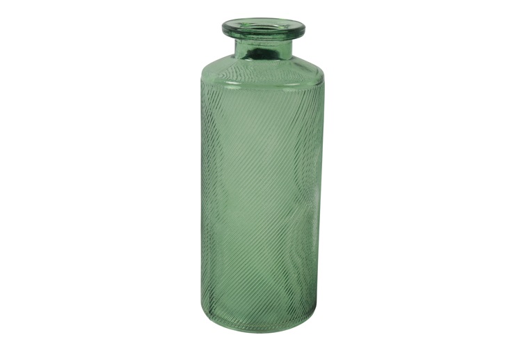 Fles Galion groen-5x5x13CM