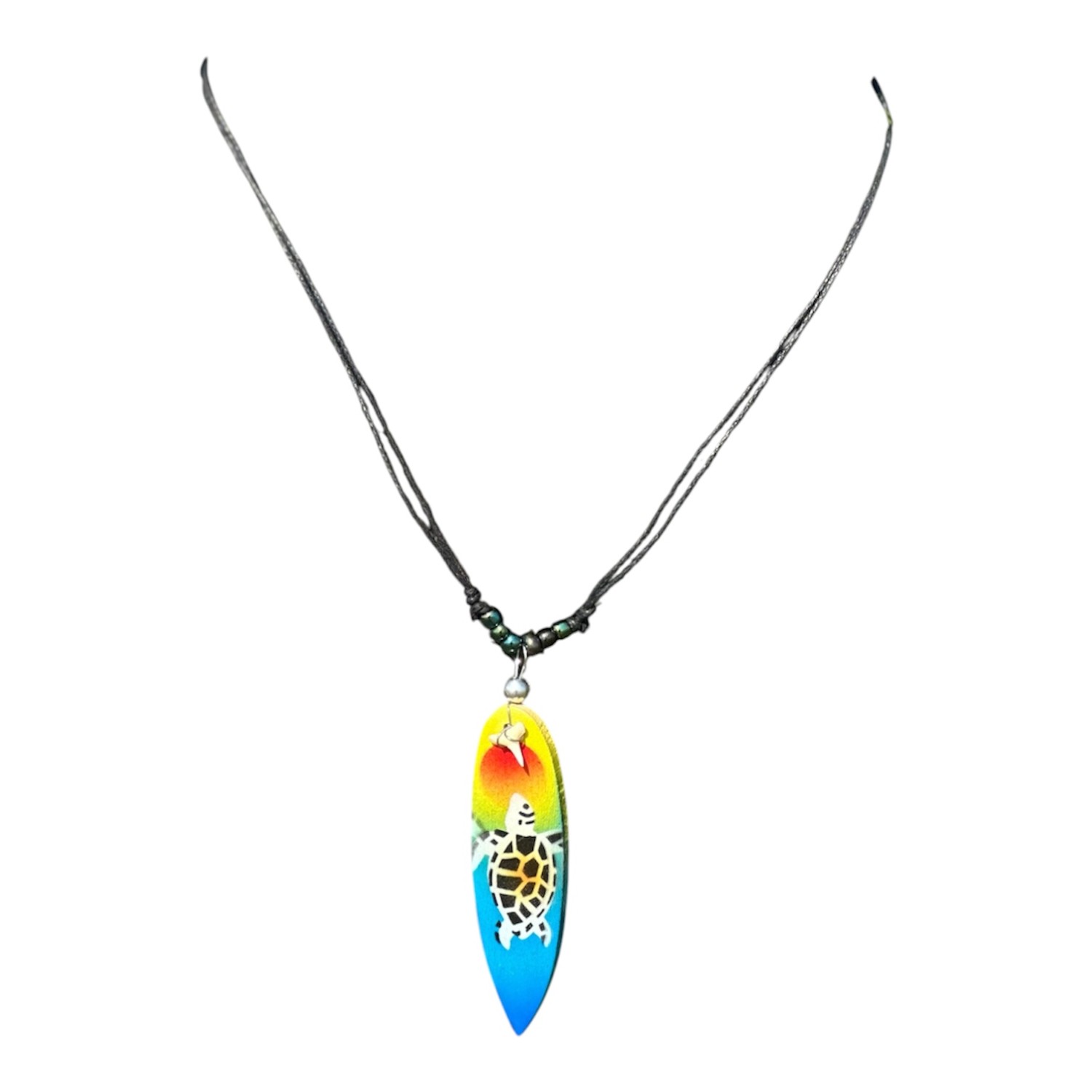 Haaientandketting surfboard metallic kraaltjes