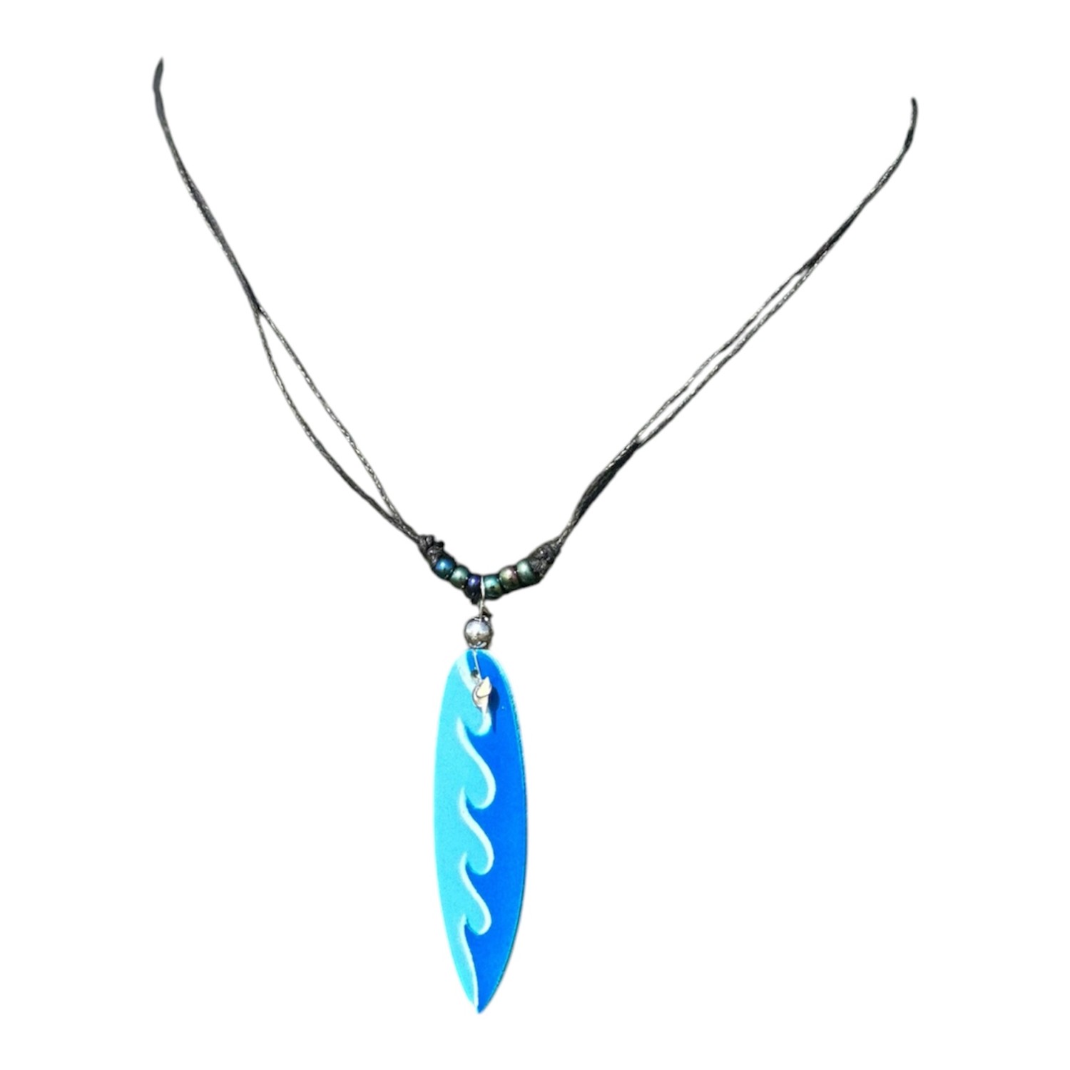 Haaientandketting surfboard metallic kraaltjes - Afbeelding 13