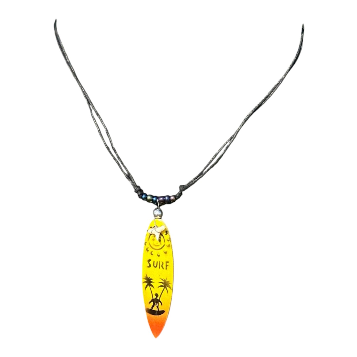 Haaientandketting surfboard metallic kraaltjes - Afbeelding 3