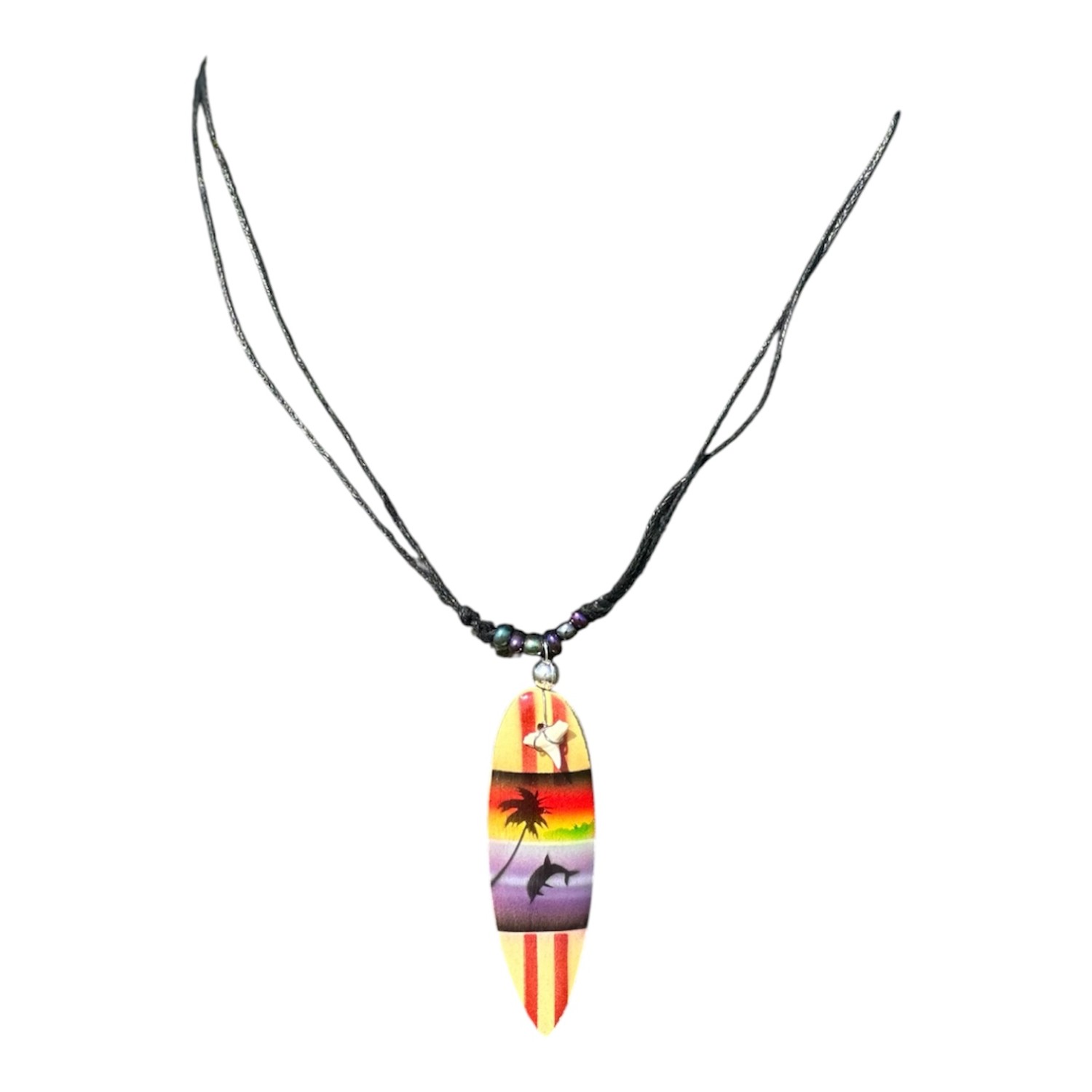 Haaientandketting surfboard metallic kraaltjes - Afbeelding 5