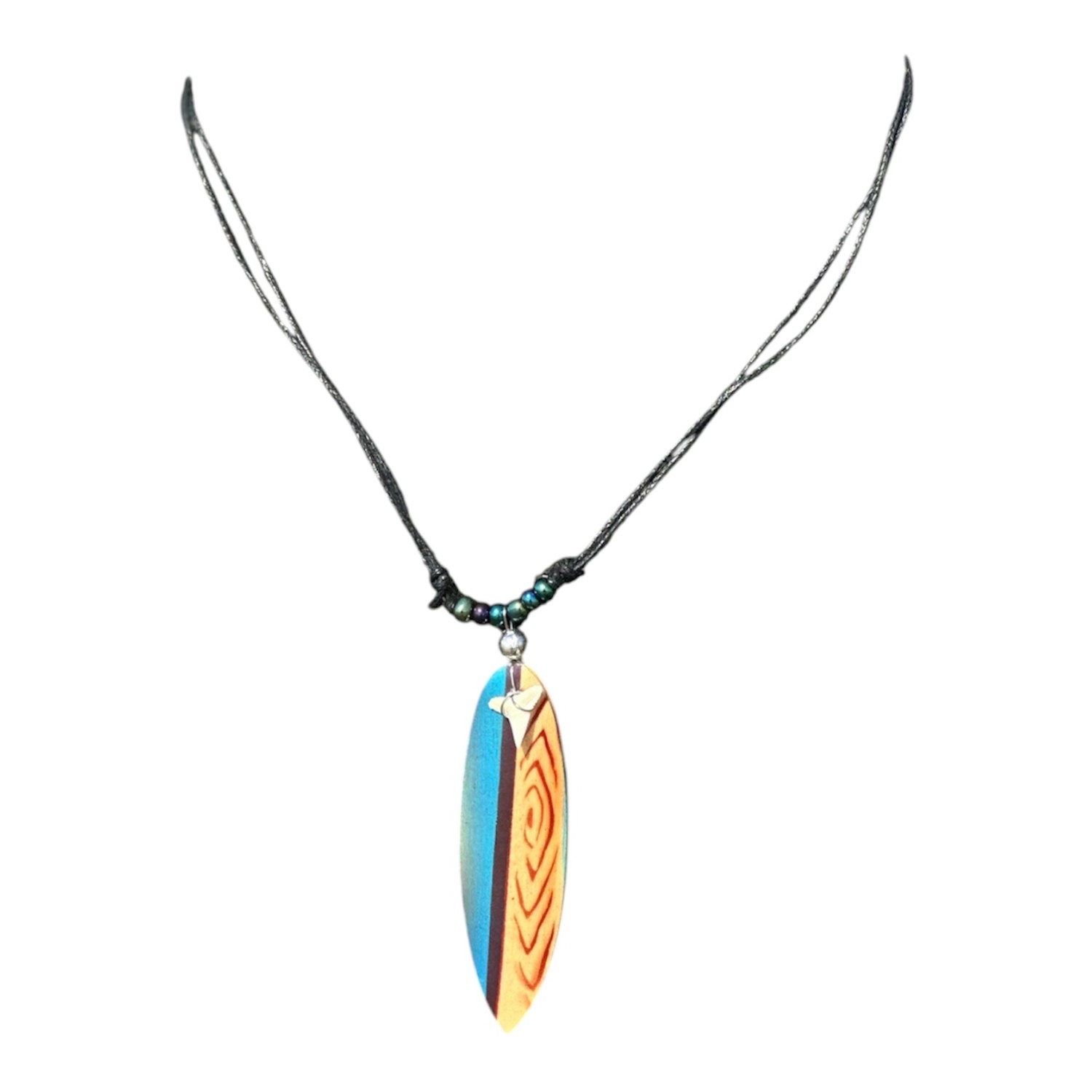 Haaientandketting surfboard metallic kraaltjes - Afbeelding 7
