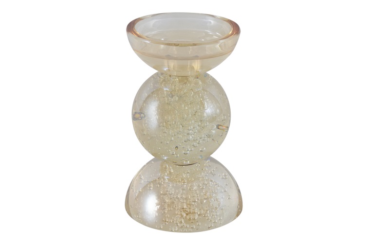 Kandelaar ro Vickie S goud-9,5x9,5x15,5CM