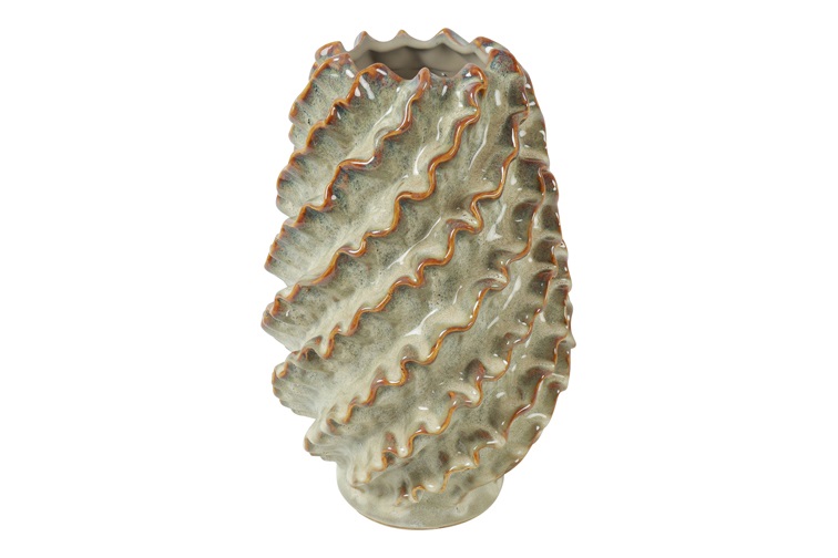 Vaas ro Rufa S groen-21x21x31CM