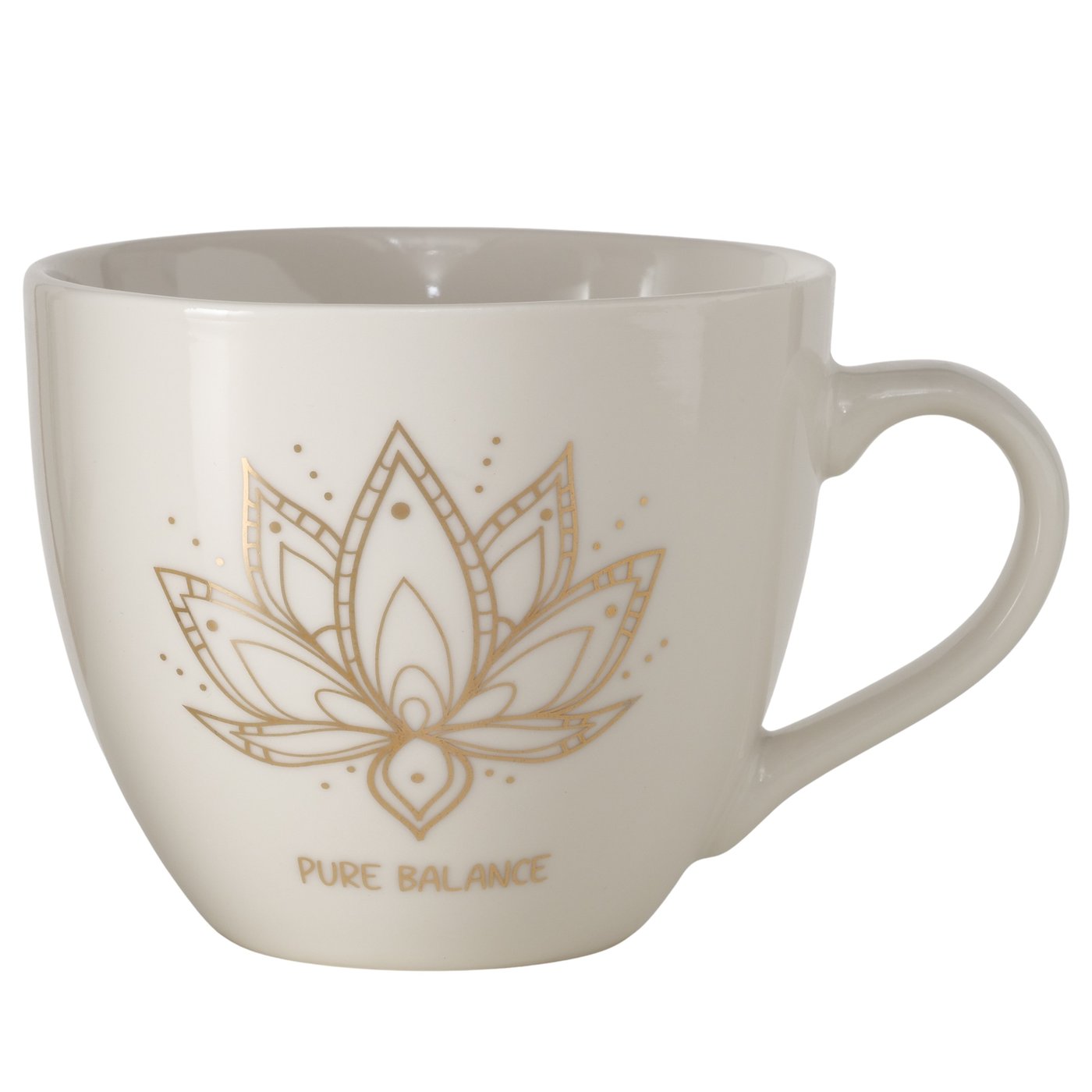 Jumbo mok Bali, 420 ml, Lotus bloem vaatwasserbestendig