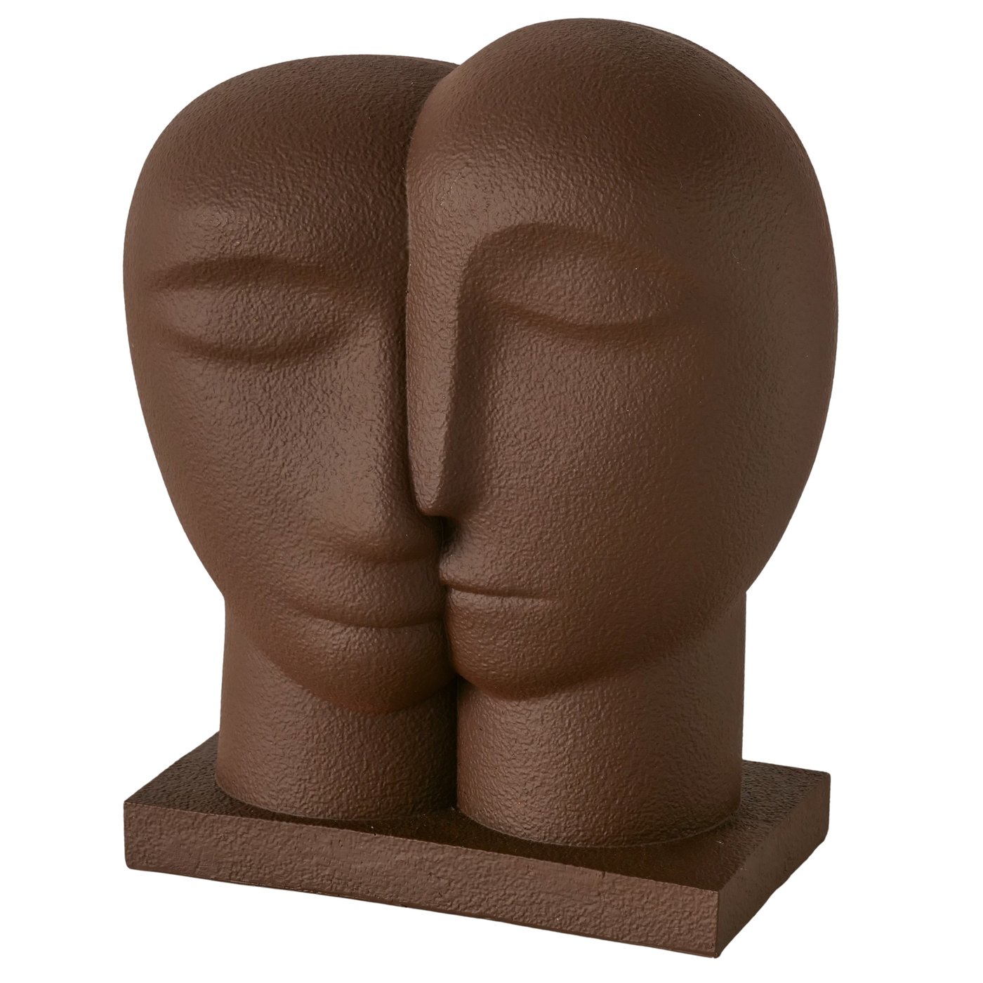 Sculptuur Melbourne, gezicht, H 25,00 cm, polyresin, mat