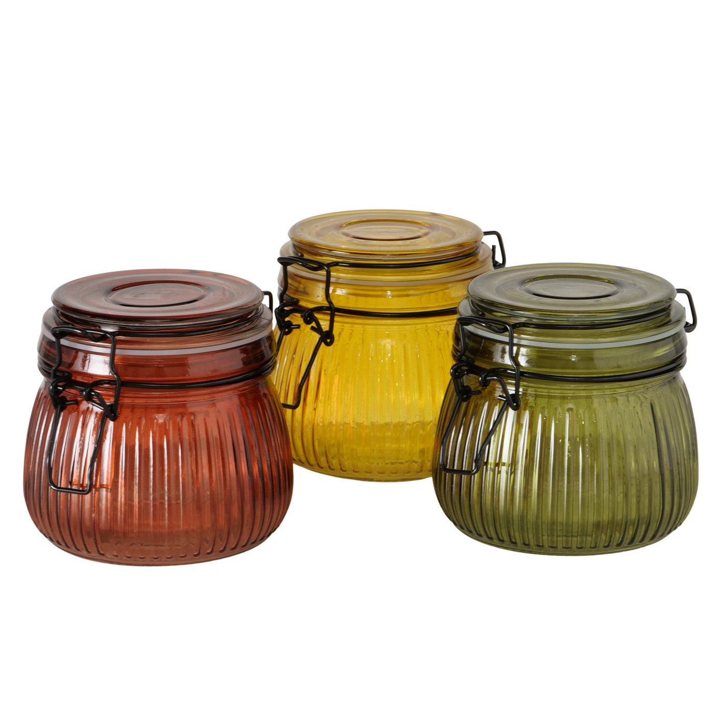 Voorraadpot Zenda, 3 soorten, 500 ml, H 10,00 cm, D 13,00 cm